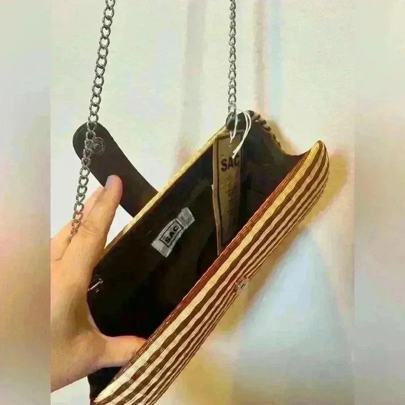 NWT Le Sac convertible clutch/shoulder bag - Picture 3 of 4